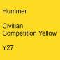 Preview: Hummer, Civilian Competition Yellow, Y27.